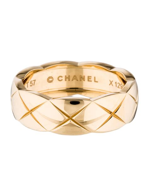 chanel geometric ring|chanel ring 18k gold.